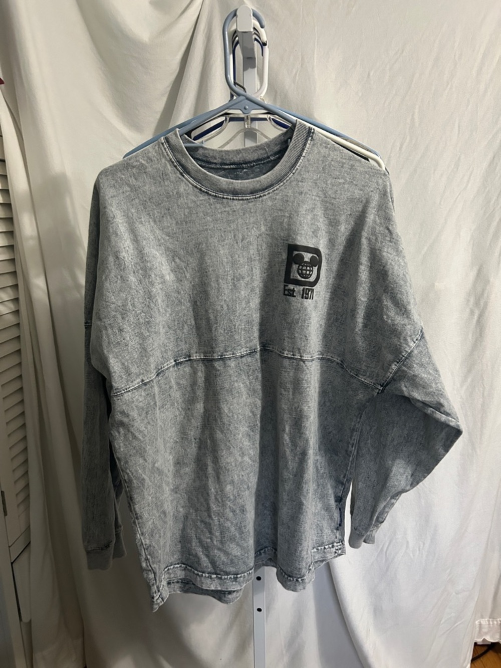 Disney acid wash spirit jersey